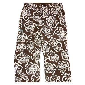 Burton Paisley Brown Blue Snowboarding Pants Large